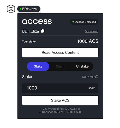 Web3媒体The Block导入Access付费墙 可质押代币、灵活订阅-第2张图片-腾赚网