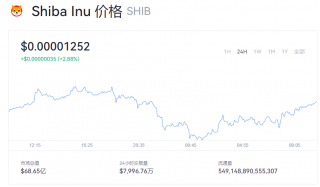 SHIB最新币价多少钱？SHIB实时行情报道