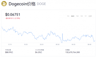 狗狗币今日动态消息 一个doge币多少钱？