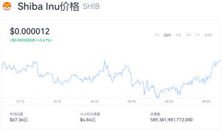 SHIB今日币价实时行情 SHIB一个币多少钱？