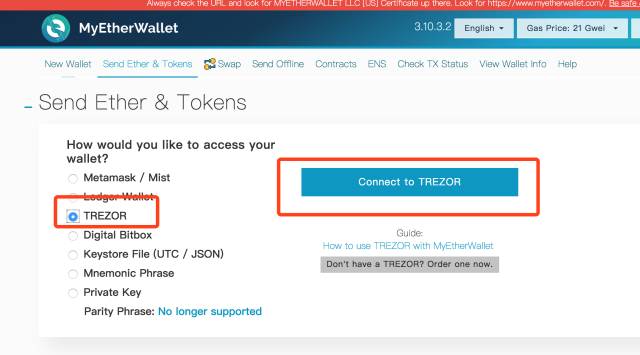 TREZOR硬件钱包开箱评测及使用教程！