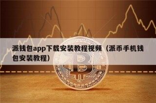 派钱包app下载安装教程视频（派币手机钱包安装教程）