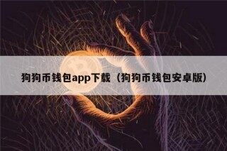 狗狗币钱包app下载（狗狗币钱包安卓版）