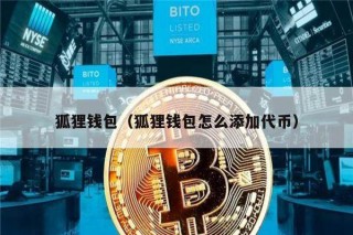 狐狸钱包（狐狸钱包怎么添加代币）