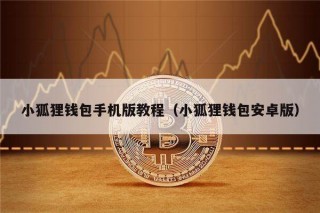 小狐狸钱包手机版教程（小狐狸钱包安卓版）