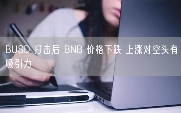 BUSD 打击后 BNB 价格下跌 上涨对空头有吸引力