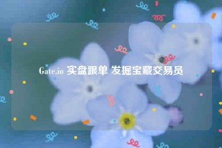 Gatb.io 实盘跟单 发掘宝藏交易员