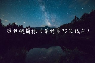 钱包链简称（莱特币32位钱包）