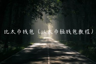 比太币钱包（以太币轻钱包教程）