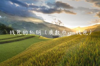 钱包的私钥（质数币pm钱包）