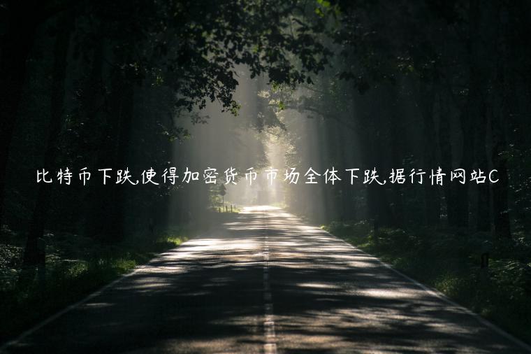 比特币下跌,使得加密货币市场全体下跌,据行情网站C-第1张图片-欧意下载