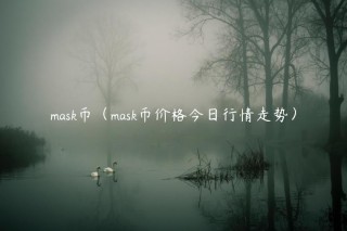 mask币（mask币价格今日行情走势）