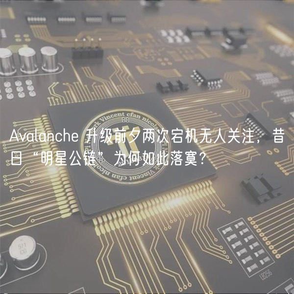 Avalanch 升级前夕两次宕机无人关注，昔日“明星公链”为何如此落寞？