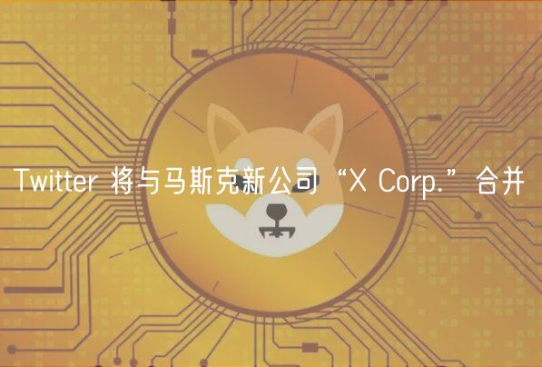 Twittr 将与马斯克新公司“ Corp.”合并
