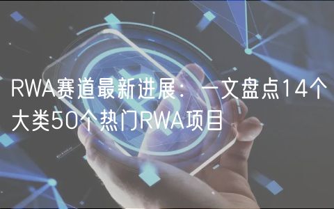 RWA赛道最新进展：一文盘点14个大类50个热门RWA项目