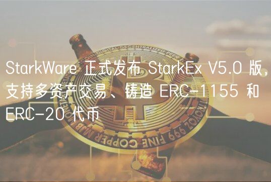 StarkWar 正式发布 Stark V5.0 版，支持多资产交易、铸造 RC-1155 和 RC-20 代币