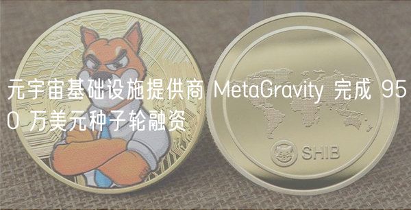 元宇宙基础设施提供商 MtaGravity 完成 950 万美元种子轮融资