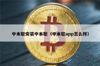 中本聪安装中本聪（中本聪app怎么样）