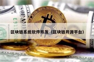 区块链系统软件开发（区块链开源平台）