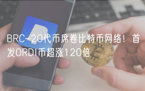 BRC-20代币席卷比特币网络！首发ORDI币超涨120倍