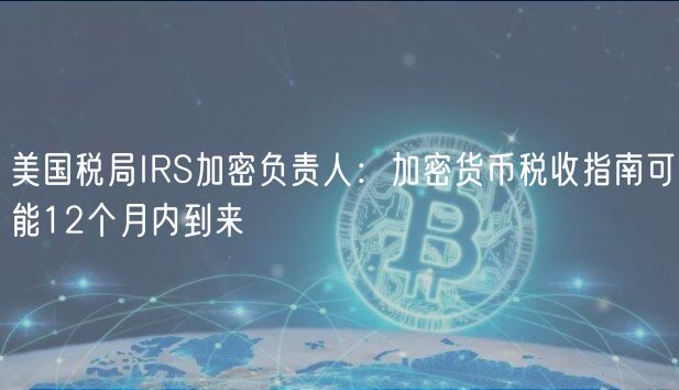 美国税局IRS加密负责人：加密货币税收指南可能12个月内到来