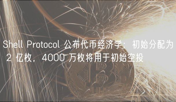 Shll Protocol 公布代币经济学：初始分配为 2 亿枚，4000 万枚将用于初始空投