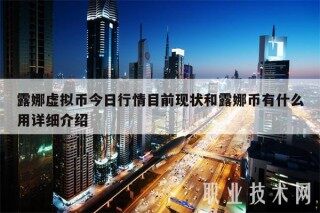 露娜虚拟币今日行情目前现状和露娜币有什么用详细介绍